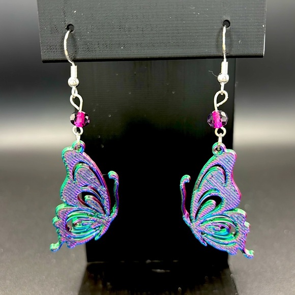Butterfly Earrings - Picture 3 of 5